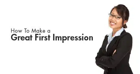 first impressions matter